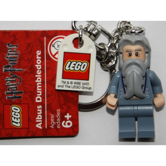 LEGO MINIFIG Harry Potter Dumbledore Key Chain 2010